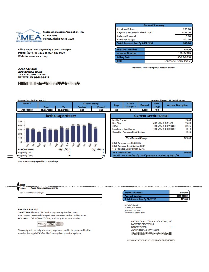  Minol USA business utility bill 